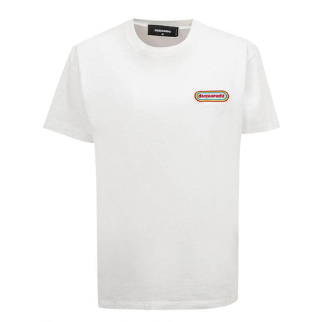 Dsquared² Chic White Cotton Staple Tee - Hilstor
