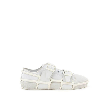 Burberry White Cotton Sneaker - Hilstor
