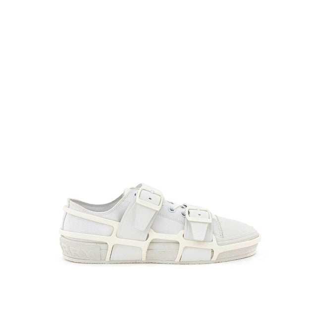 Burberry White Cotton Sneaker - Hilstor