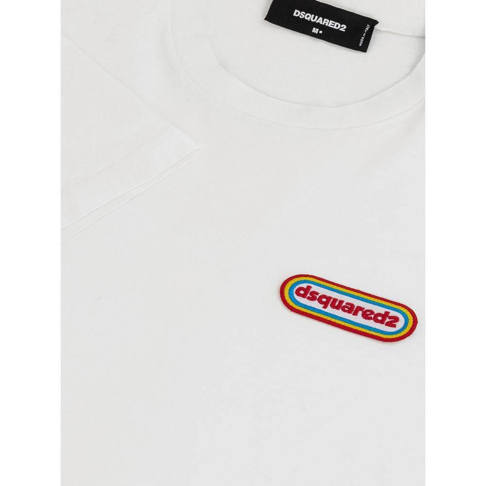 Dsquared² Chic White Cotton Staple Tee - Hilstor