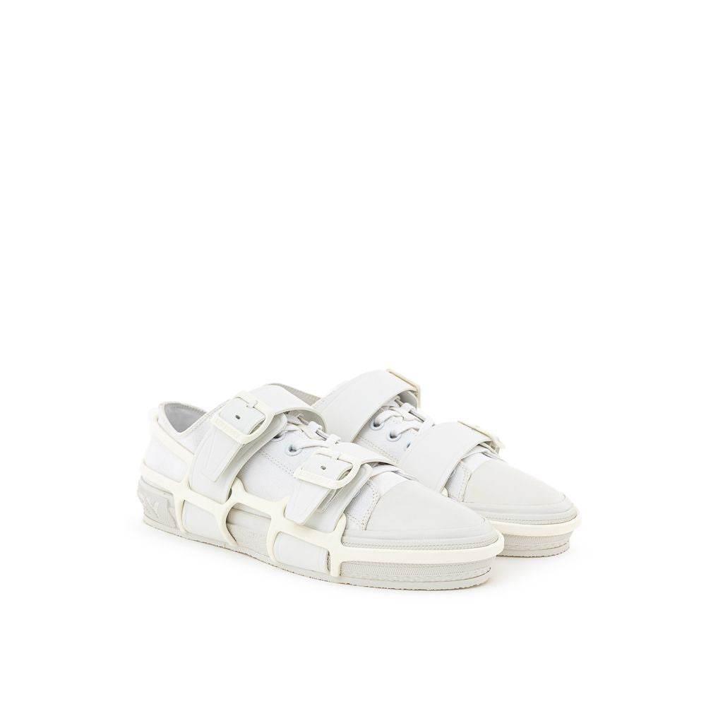 Burberry White Cotton Sneaker - Hilstor
