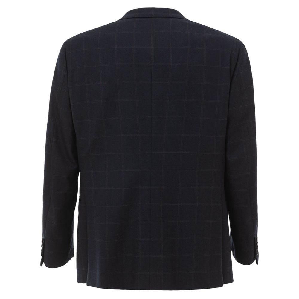Brioni Blue Wool Blazer - Hilstor