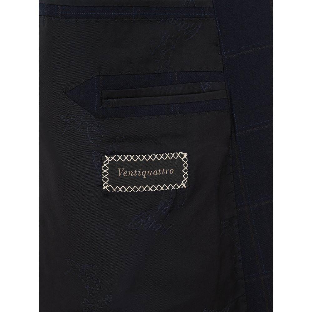 Brioni Blue Wool Blazer - Hilstor