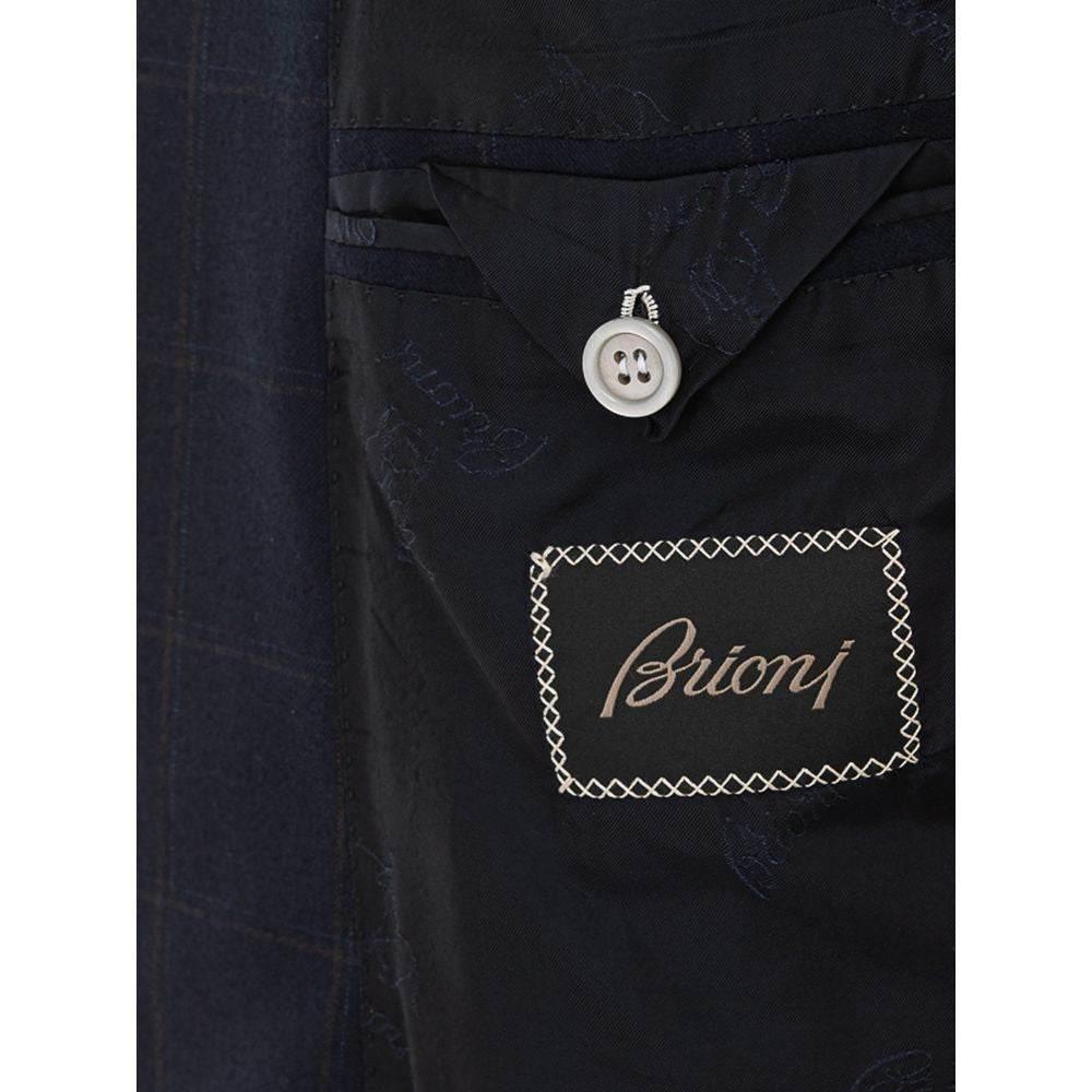 Brioni Blue Wool Blazer - Hilstor