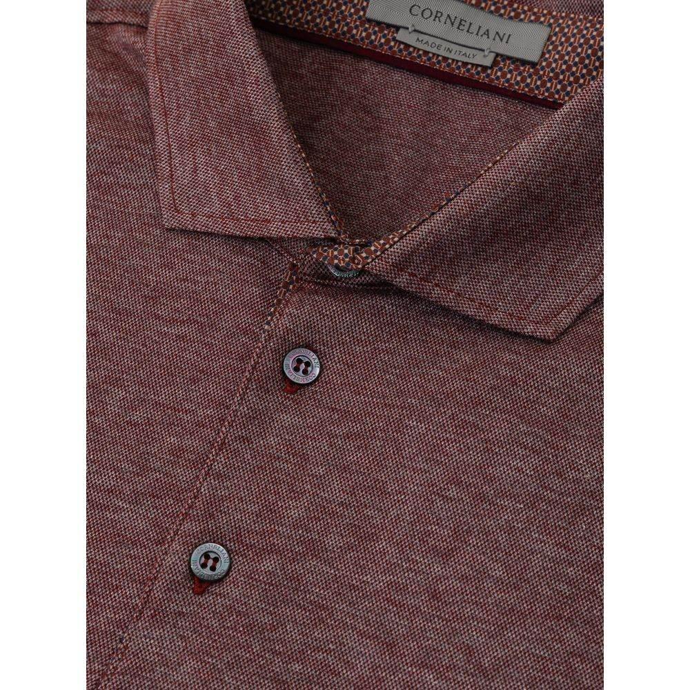 Corneliani Purple Cotton Polo Shirt - Hilstor