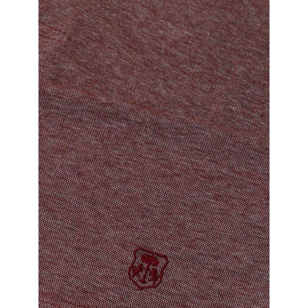 Corneliani Purple Cotton Polo Shirt - Hilstor