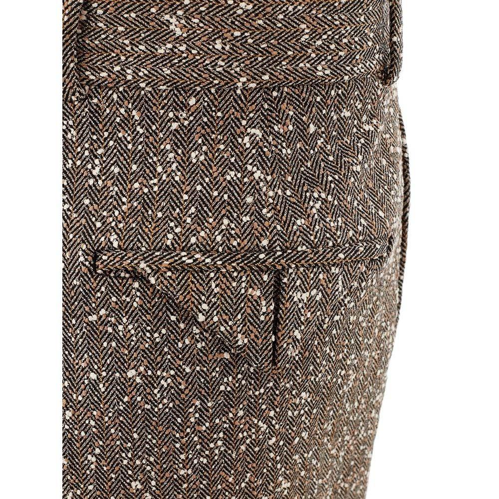 Bottega Veneta Multicolor Viscose Pants for Elegant Evenings - Hilstor