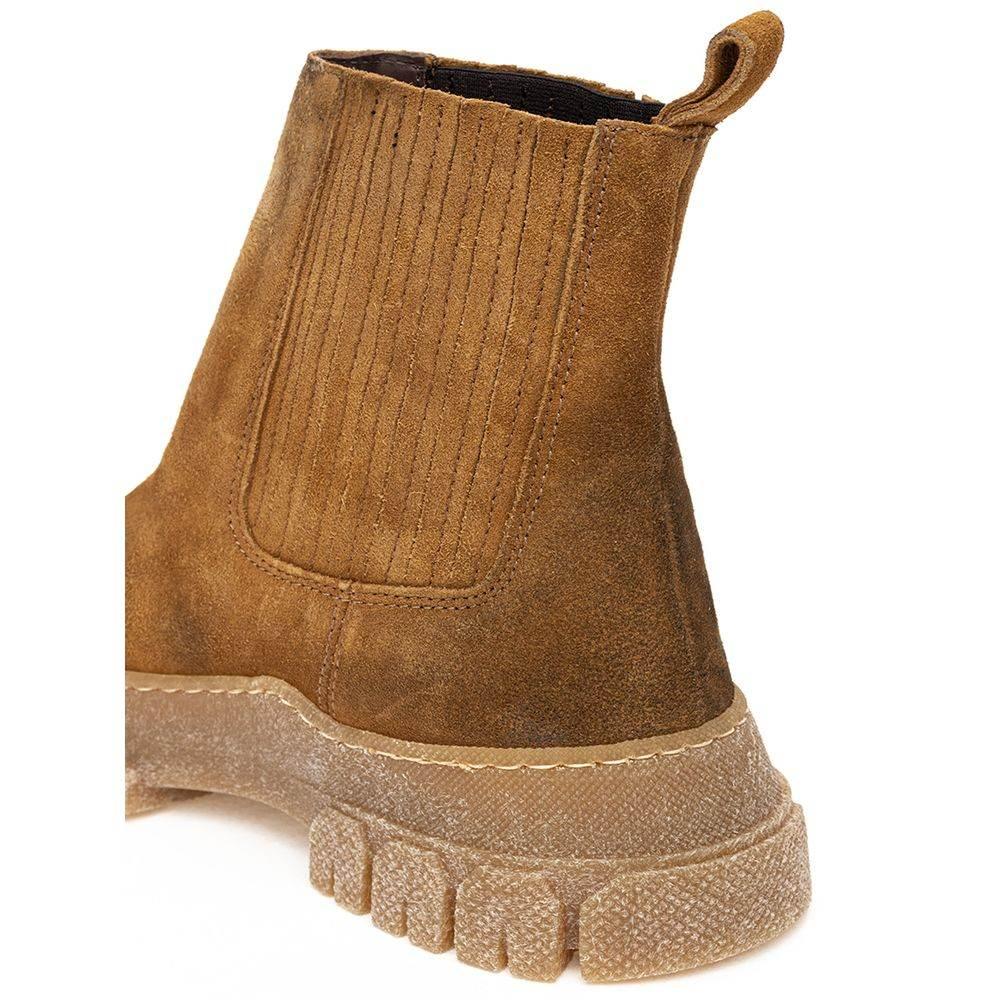 Max Mara Multicolor Suede Leather Boot - Hilstor