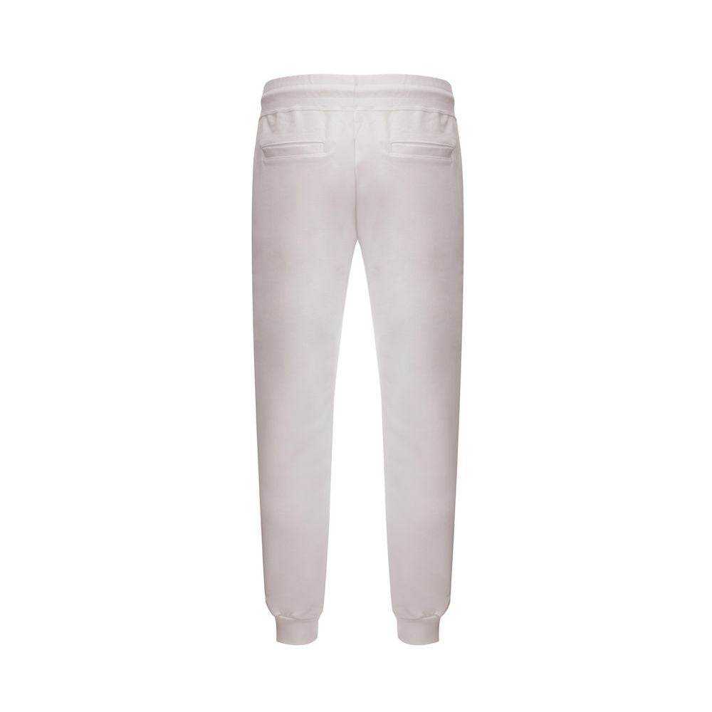 GCDS Elevate Your Wardrobe with Chic White Cotton Pants - Hilstor
