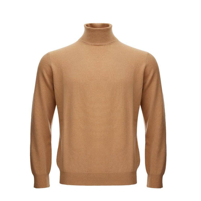 KANGRA Elegant Woolen Brown Sweater for Men - Hilstor