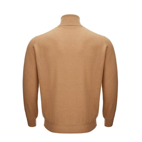 KANGRA Elegant Woolen Brown Sweater for Men - Hilstor