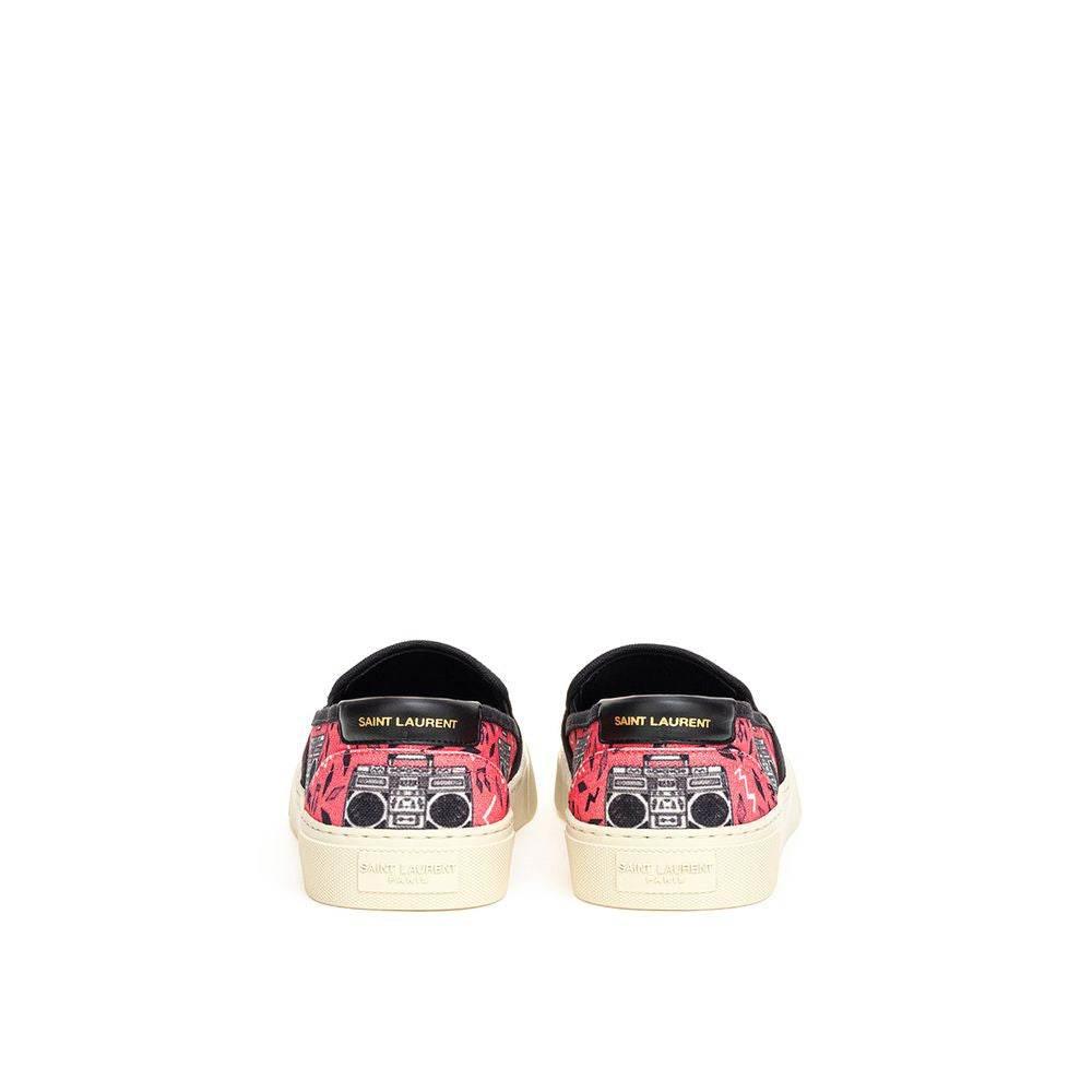 Saint Laurent Pink Cotton Sneaker - Hilstor