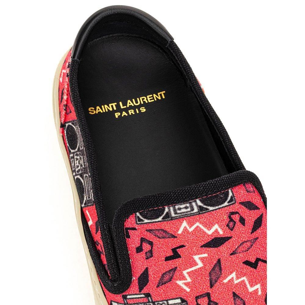 Saint Laurent Pink Cotton Sneaker - Hilstor