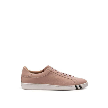 Bally Elegant Pink Leather Sneakers for Women - Hilstor