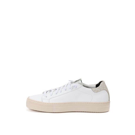 P448 White Leather Sneakers Elegant Casual Footwear - Hilstor