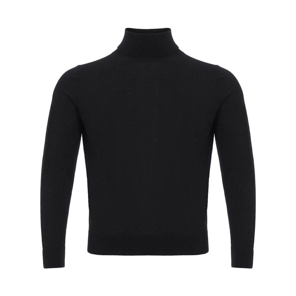 Colombo Italian Cashmere Luxury Black Sweater - Hilstor