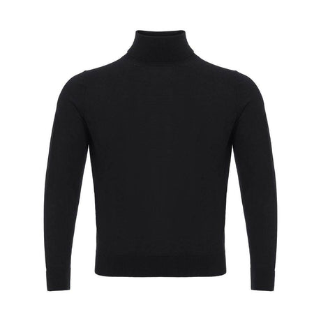 Colombo Italian Cashmere Luxury Black Sweater - Hilstor