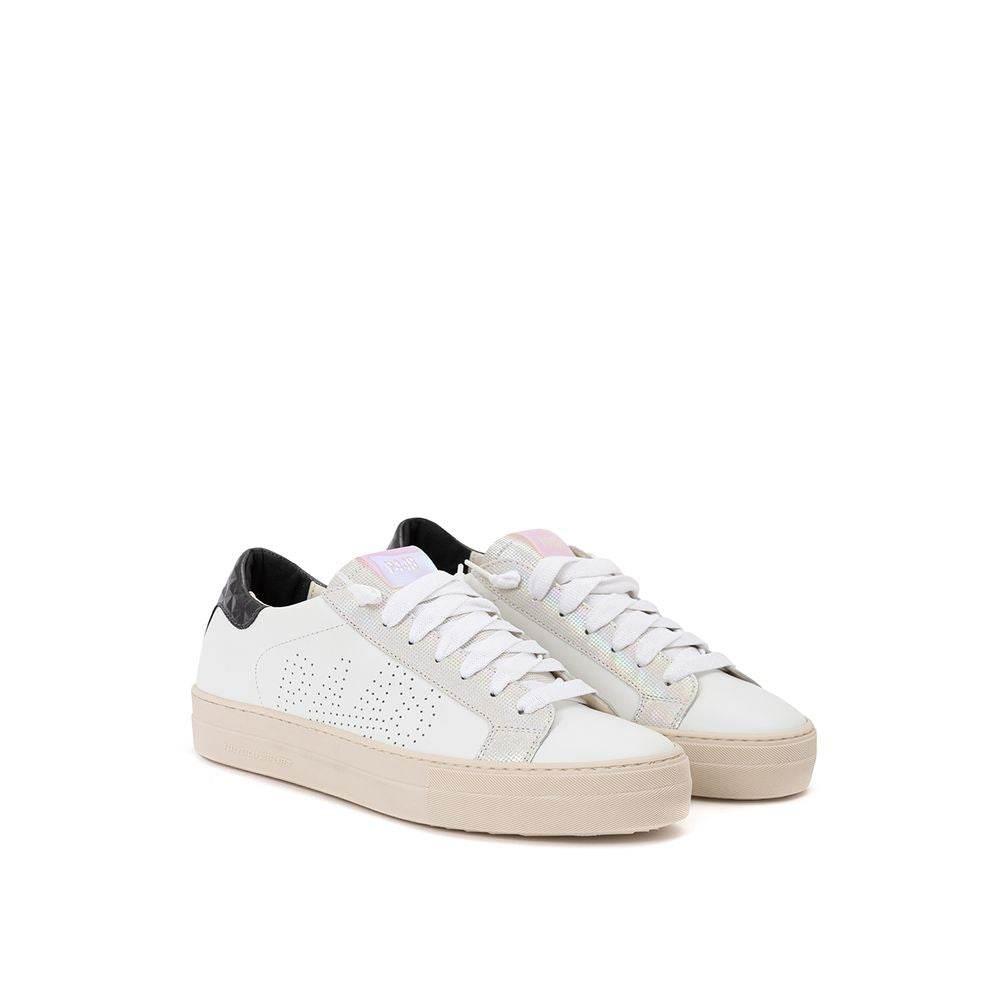 P448 Elevate Your Sneaker Game with All-White Italian Leather Kicks - Hilstor