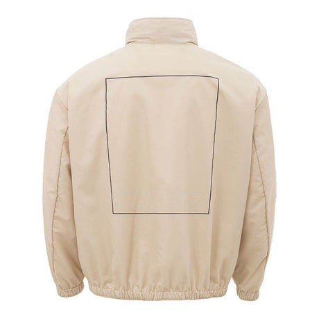Armani Exchange Beige Polyamide Jacket for the Modern Man - Hilstor