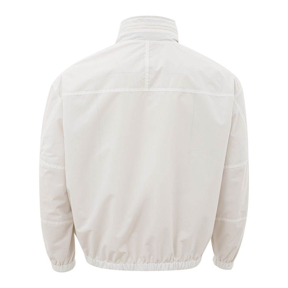 Armani Exchange Beige Polyamide Jacket for the Modern Man - Hilstor