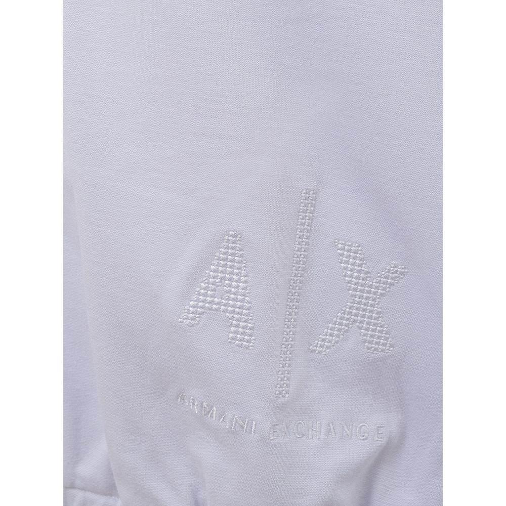 Armani Exchange Chic White Viscose Sweater for Women - Hilstor
