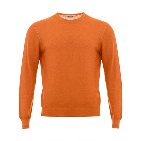 Gran Sasso Orange Wool Sweater - Hilstor