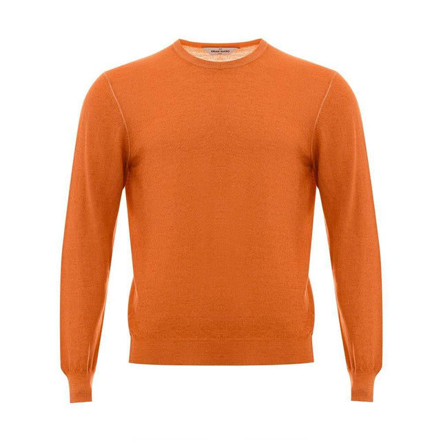 Gran Sasso Orange Wool Sweater - Hilstor