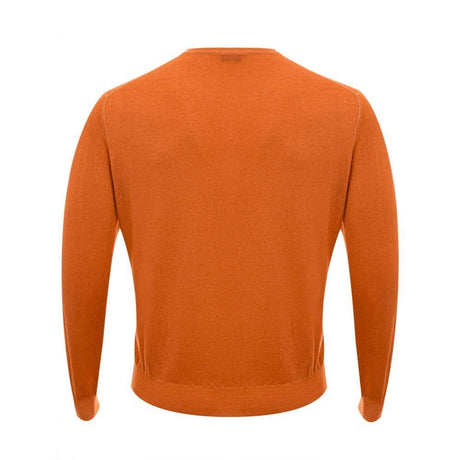 Gran Sasso Orange Wool Sweater - Hilstor