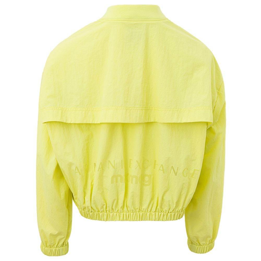 Armani Exchange Chic Yellow Polyamide Jacket for Women - Hilstor