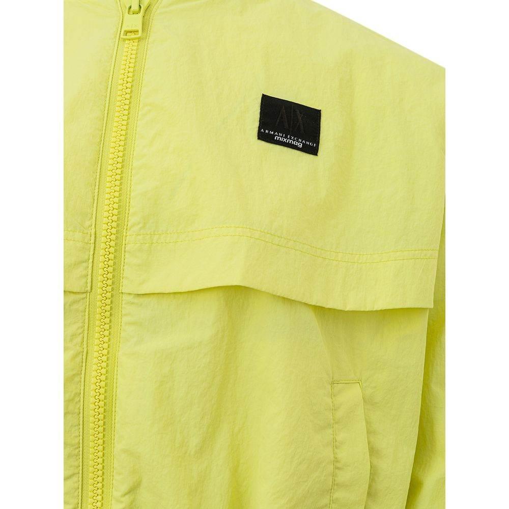 Armani Exchange Chic Yellow Polyamide Jacket for Women - Hilstor
