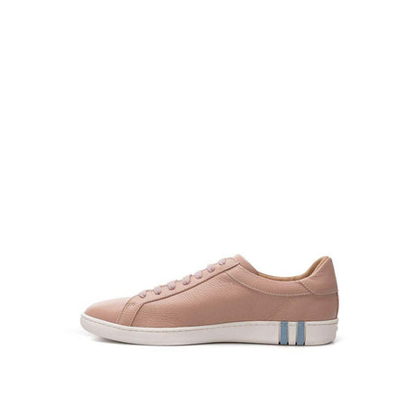 Bally Elegant Pink Leather Sneakers - Hilstor