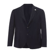 Elegant Blue Cotton Lardini Jacket - Hilstor