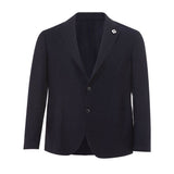 Elegant Blue Cotton Lardini Jacket - Hilstor
