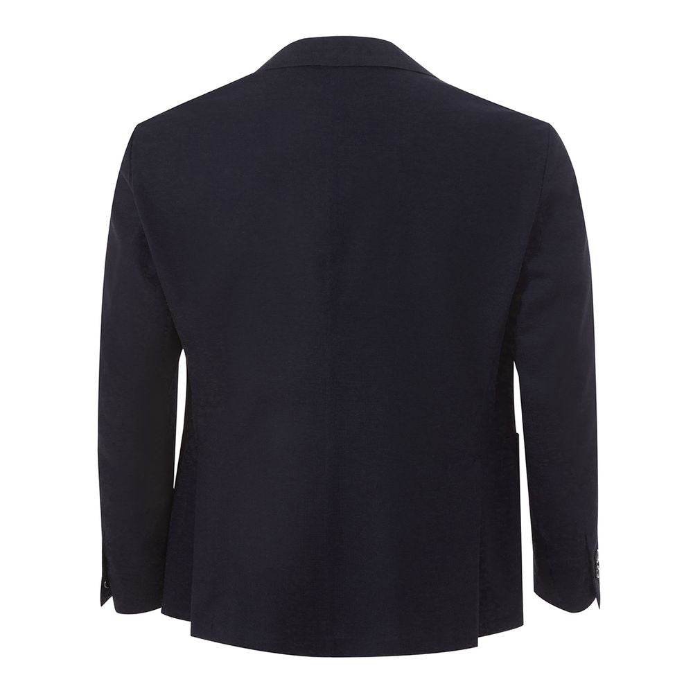Elegant Blue Cotton Lardini Jacket - Hilstor