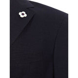 Elegant Blue Cotton Lardini Jacket - Hilstor