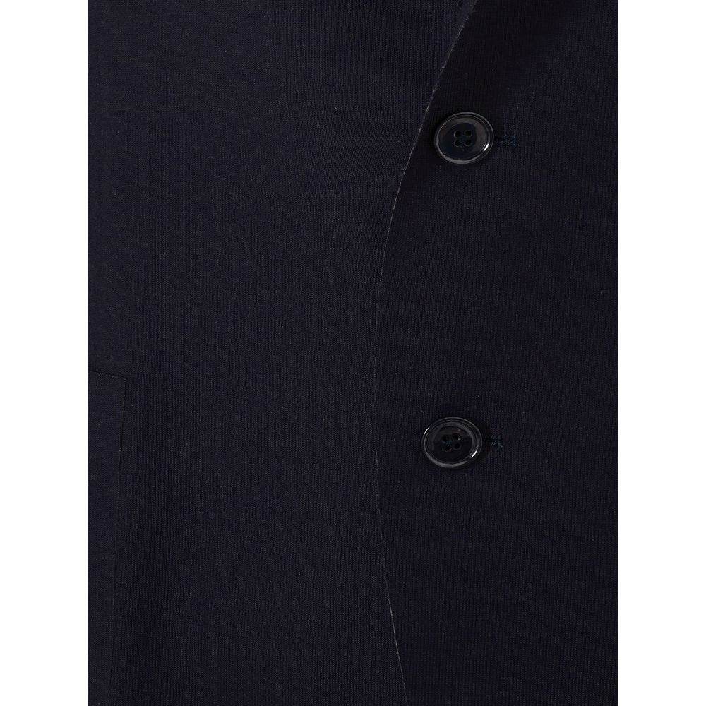 Elegant Blue Cotton Lardini Jacket - Hilstor
