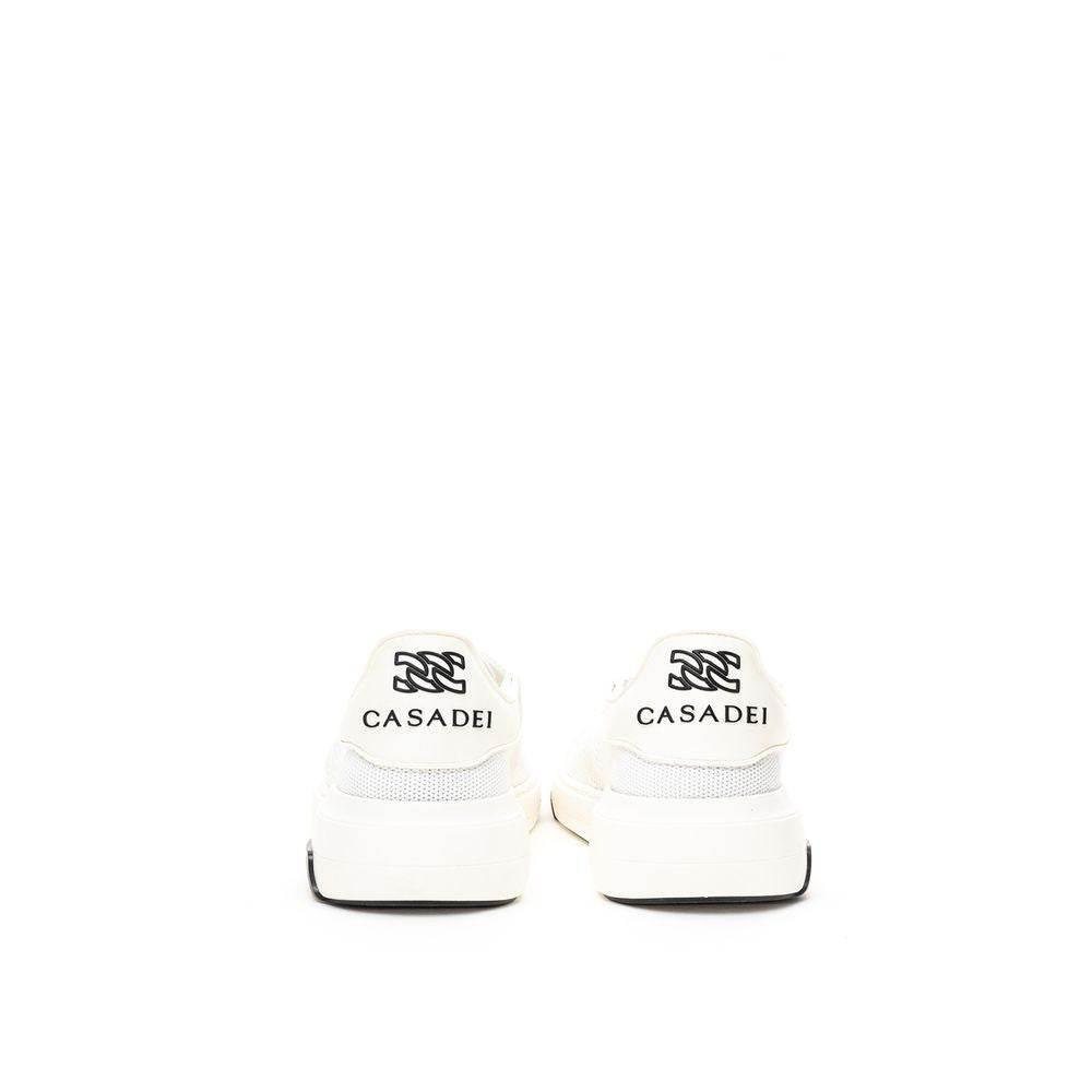 Casadei Elegant White Leather Sneakers - Hilstor