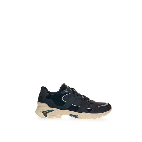 Lardini Black Suede Leather Sneaker - Hilstor