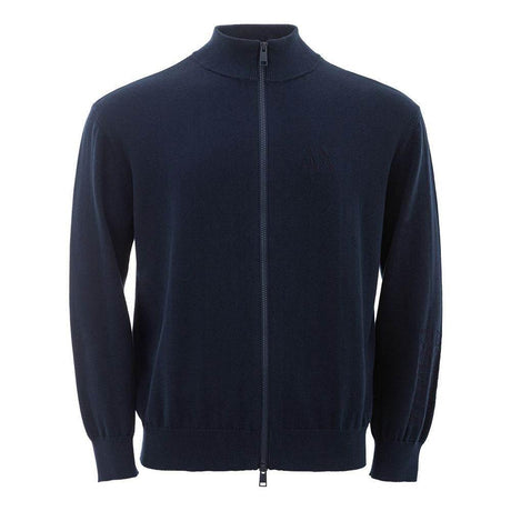 Armani Exchange Blue Cotton Sweater - Hilstor