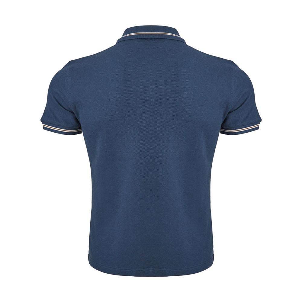 Corneliani Elegant Blue Italian Cotton Polo Shirt - Hilstor
