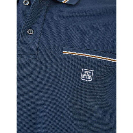 Corneliani Elegant Blue Italian Cotton Polo Shirt - Hilstor