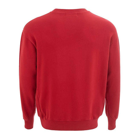 Ambush Elevated Red Cotton Sweater - Hilstor