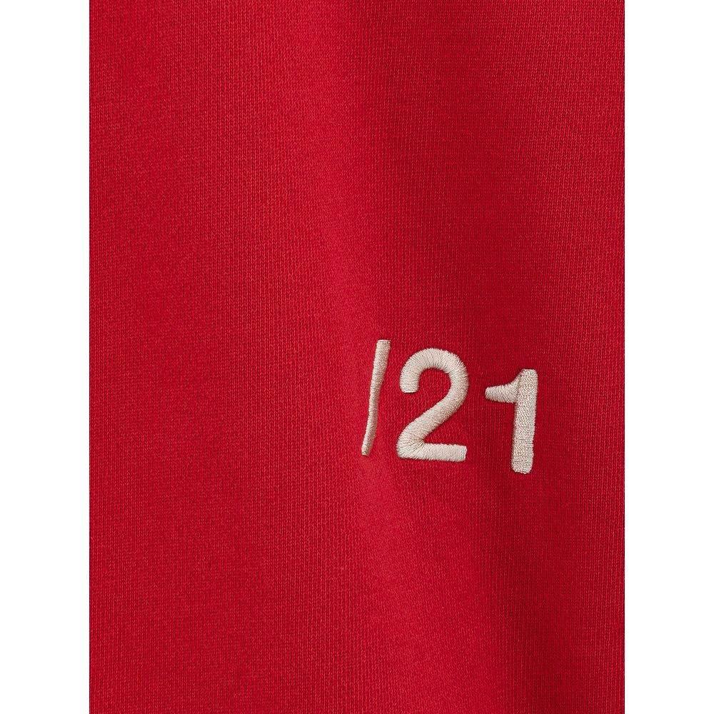 Ambush Elevated Red Cotton Sweater - Hilstor