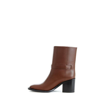 Burberry Brown Leather Boot - Hilstor