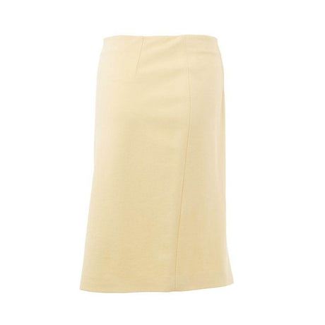 Lardini Elegant Yellow Viscose Skirt for Women - Hilstor