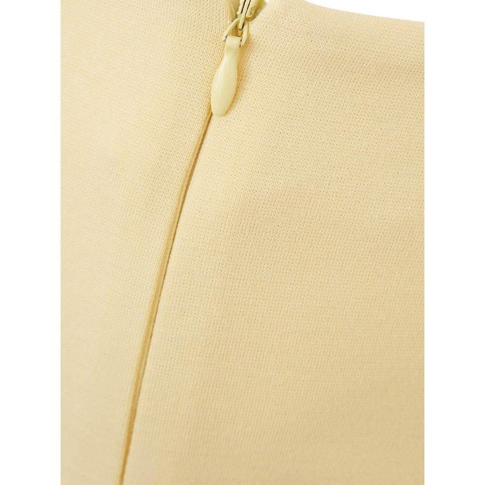 Lardini Elegant Yellow Viscose Skirt for Women - Hilstor