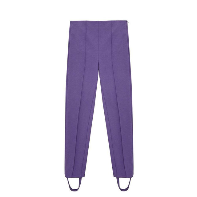 Lardini Elegant Purple Viscose Pants - Hilstor