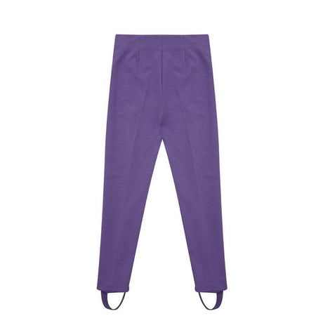 Lardini Elegant Purple Viscose Pants - Hilstor