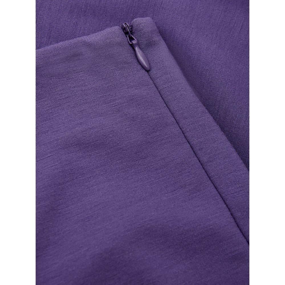 Lardini Elegant Purple Viscose Pants - Hilstor