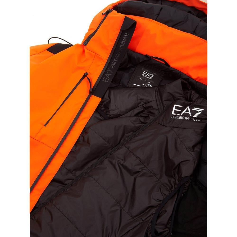 EA7 Emporio Armani Radiant Orange EA7 Lightweight Jacket - Hilstor